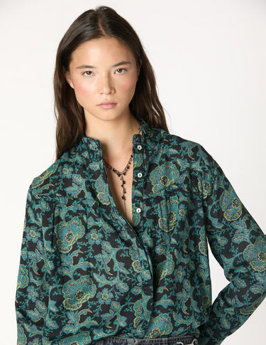 CAMISA VOLANTE WILD BLUE