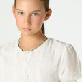 PUFF SLEEVE DRESS WHITE