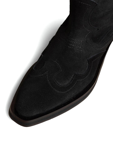 COWBOY FRINGED SUEDE BOOT