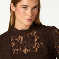 CAMISA LACE MARRÓN