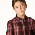 BLACKBERRY CHECK EMBROIDERED SHIRT