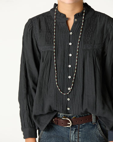 CAMISA JARETAS LACE ANTRACITA