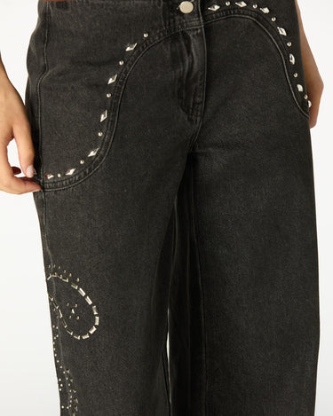 PANTALÓN CANESÚ TACHAS AMEBAS ANTRACITA