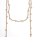 DOUBLE BEAD AMBER NECKLACE