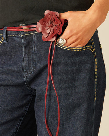 PANTALÓN PESPUNTES CINTURILLA AZUL