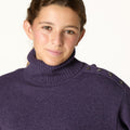 PENSÉE BUTTON TURTLENECK SWEATER