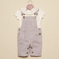 BLUE STRIPED DUNGAREES