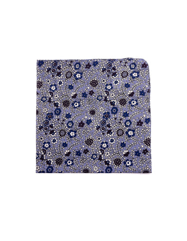 BLUE FLORAL PRINT SCARF