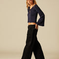 DENIM TIRA BRILLO NEGRO