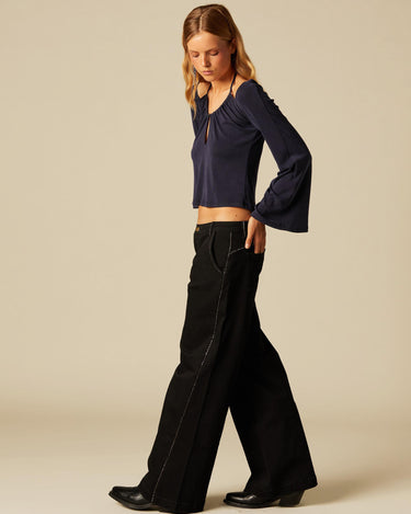 DENIM TIRA BRILLO NEGRO