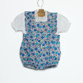 FROG PRINT DITSY BLUE