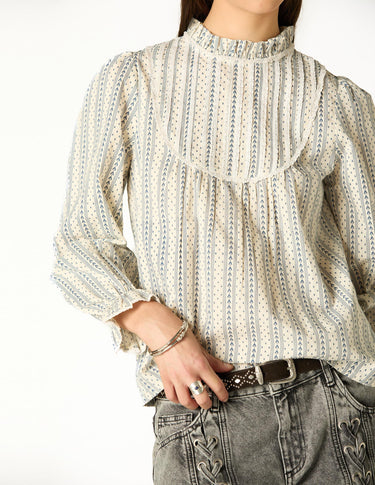 CAMISA ENCAJE FLECHA MIDNIGHT
