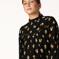 ANTHRACITE FLOWER DRESS