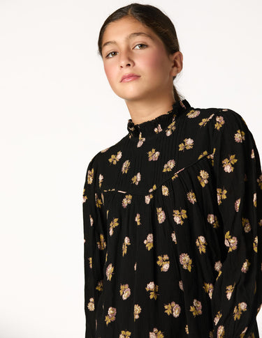 VESTIDO ANTHRACITE FLOWER