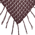 BUFANDA CALADA CHOCOLATE