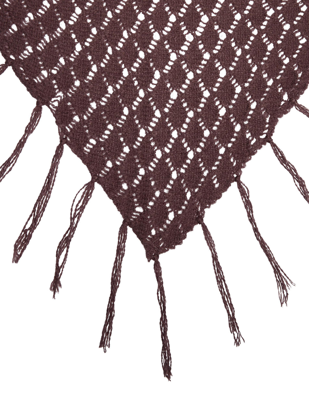 BUFANDA CALADA CHOCOLATE