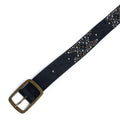 BLACK STUDS PATTERN BELT