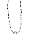LONG BLUE STONE NECKLACE