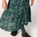 WILD BLUE RUFFLED SKIRT