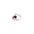 ANILLO GEOMÉTRICO CHILI PLATEADO