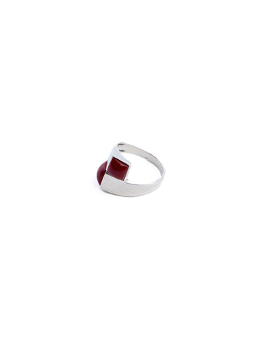 ANILLO GEOMÉTRICO CHILI PLATEADO