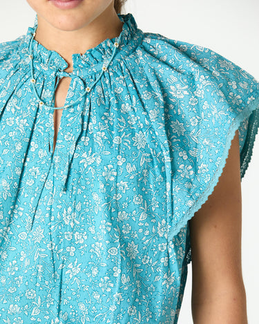 TOILE POND PRINT DRESS