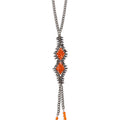 NECKLACE BEADS AGATHA RHOMBUS