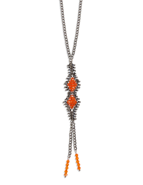 NECKLACE BEADS AGATHA RHOMBUS