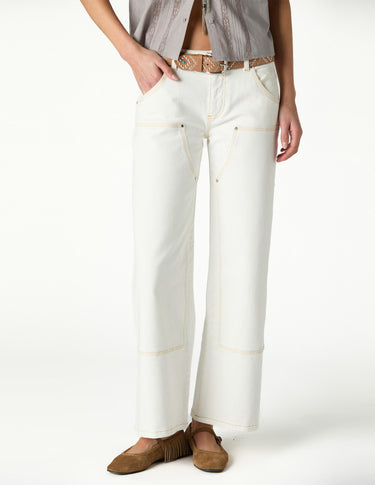 HEXAGONAL STUDDED TROUSERS