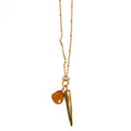 GOLD FANG NECKLACE