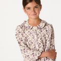 CAMISA BRIGHT FLOWERS PLUM