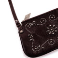 BURGUNDY STUDDED BAG