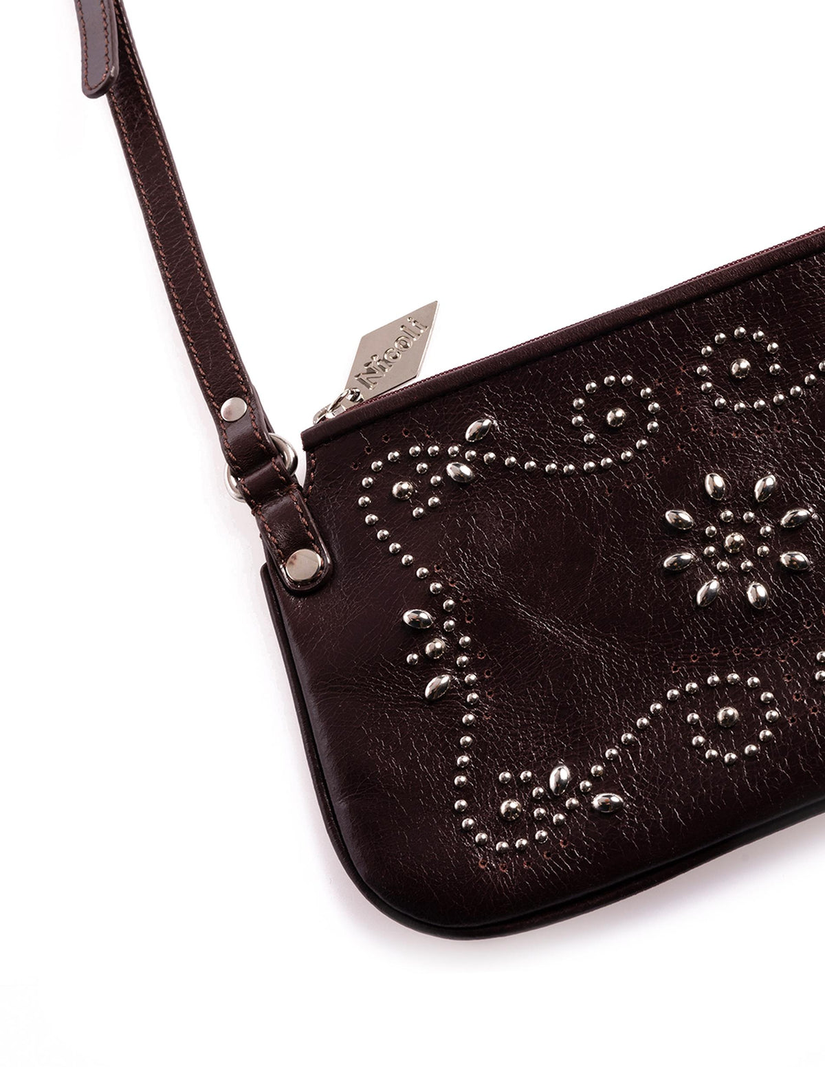 BOLSO TACHAS BURGUNDY