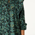 VESTIDO MANGA VOLANTE WILD BLUE