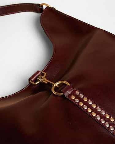 MAROON SHOPPING BAG