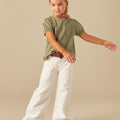 KHAKI SHORT SLEEVE T-SHIRT