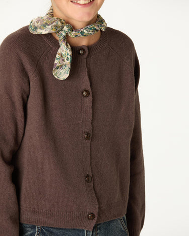 CHAQUETA BOTÓN LODEN CHOCOLATE