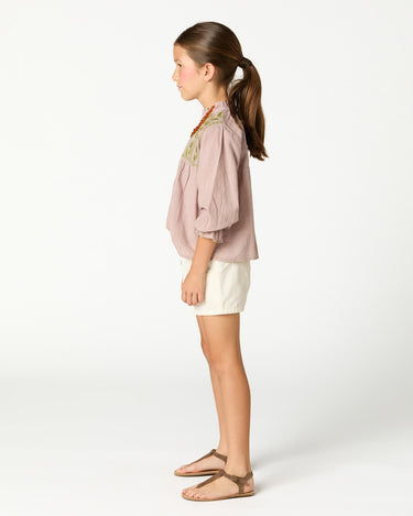 EMBROIDERED SMOKE SHIRT