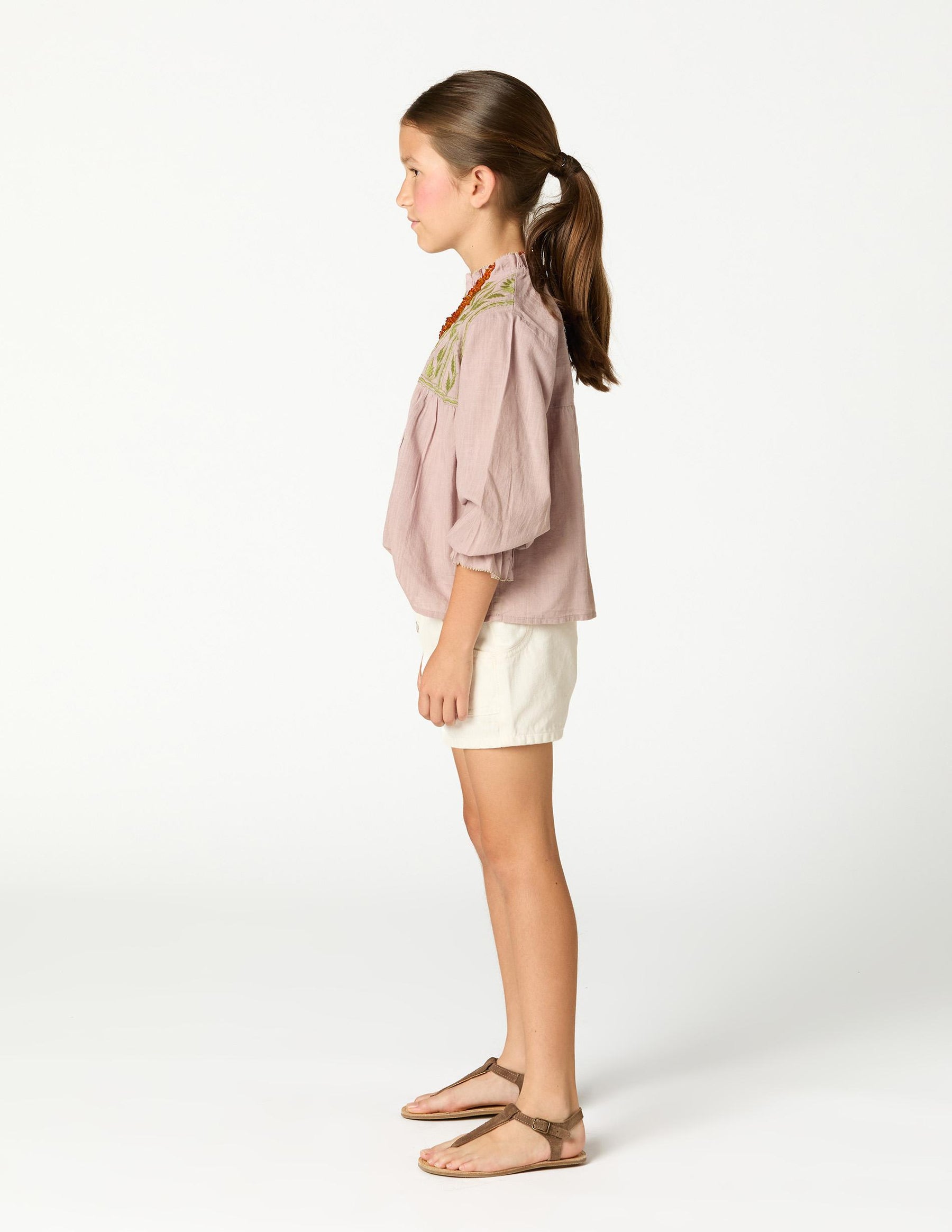 EMBROIDERED SMOKE SHIRT