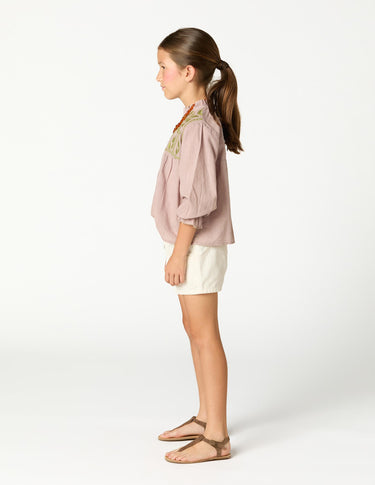 EMBROIDERED SMOKE SHIRT
