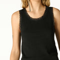 CAMISETA LACE POINTELLE BLACK