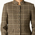 BLAZER AUSTRÍACA CUADROS MARRON