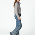 BLUE TROUSERS POCKETS SEAMS