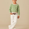 GREEN STRIPED JERSEY