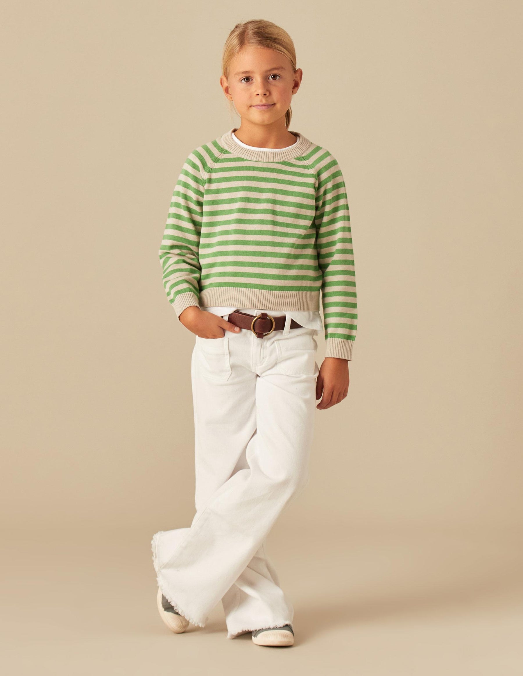 GREEN STRIPED JERSEY