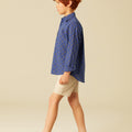 CAMISA HOJAS AZUL