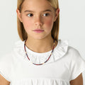 RUFFLED COLLAR T-SHIRT WHITE