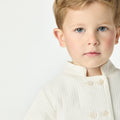 WHITE PIQUÉ JACKET