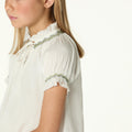 CAMISA ECRU NIDO VERDE