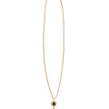 GOLD/BLACK SQUARE NECKLACE